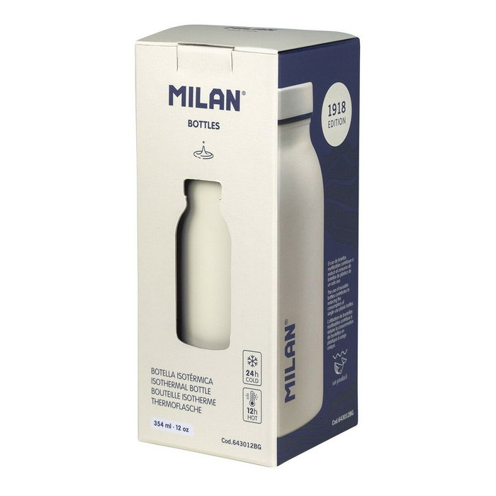 Bouteille Thermique Milan Blanc 354 ml Bouteille Thermique Milan Blanc 354 ml
