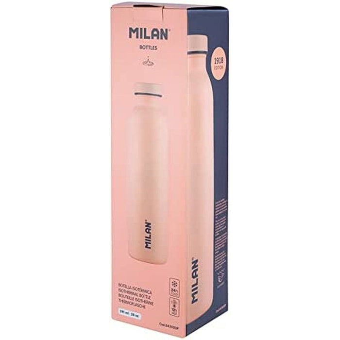 Bouteille Thermique Milan 1918 Rose Acier inoxydable 591 ml Bouteille Thermique Milan 1918 Rose Acier inoxydable 591 ml