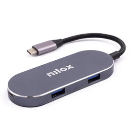 Nilox Mini-Dock USB-C HDMI 3 ports USB 3.0 et USB-C Power Delivery 87W