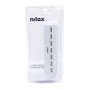 Nilox Hub USB 2.0 7 Ports Aluminium Gris - Plug and Play, Charge et Transfert de Données