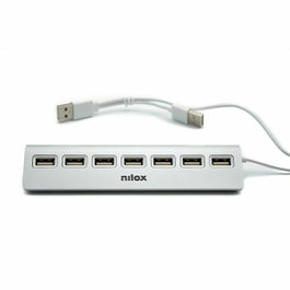 Nilox Hub USB 7 ports NXHU7ALU2 Gris