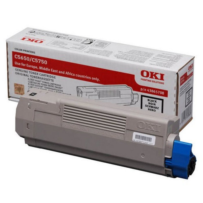 Toner original OKI 43865708 Noir Toner original OKI 43865708 Noir