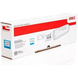 OKI Toner Cyan 45862839 - Cartouche d'encre originale pour imprimante