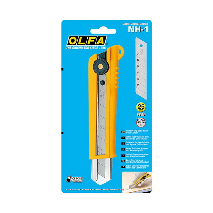 Cutter Olfa Jaune 25 X 0,7 MM Plastique