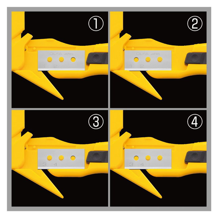 Cutter Olfa 17,8 X 0,4 MM Jaune De Sécurité