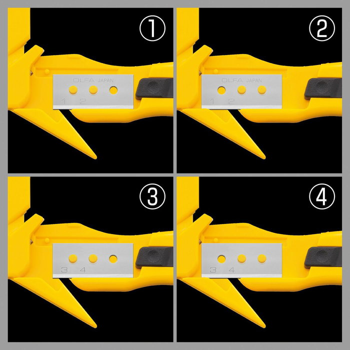Cutter Olfa 17,8 X 0,4 MM Jaune De Sécurité