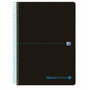 Oxford Cahier European Book Black &amp; Colours Noir Turquoise A4 160 Volets - 5 Pièces