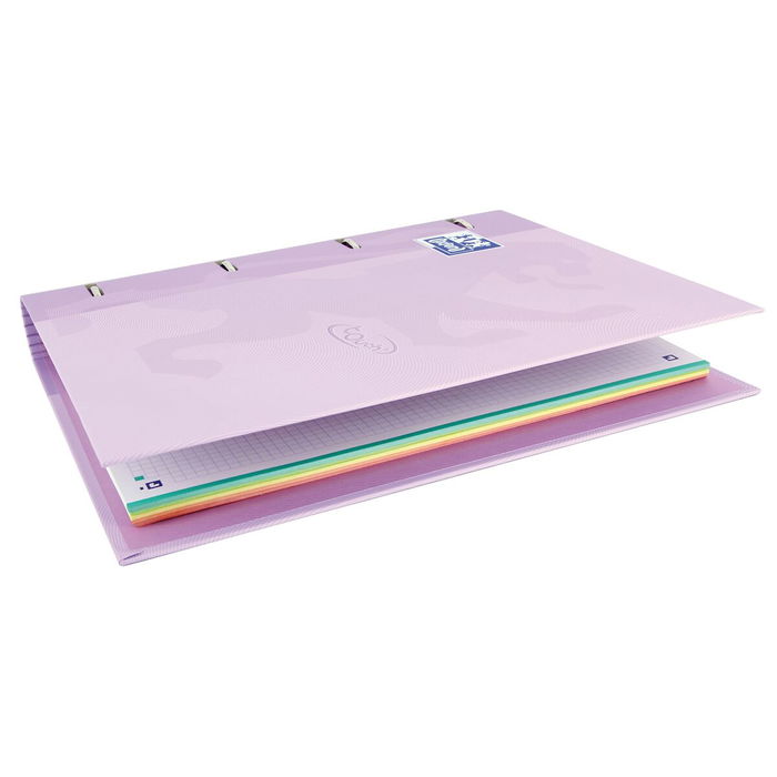 Reliure à anneaux Oxford Touch Europeanbinder Mauve A4 A4+