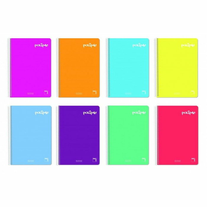 Cahier Pacsa Polipac Multicouleur Feuille 80 Volets 21,5 x 31,5 cm 5 Pièces Cahier Pacsa Polipac Multicouleur Feuille 80 Volets 21,5 x 31,5 cm 5 Pièces