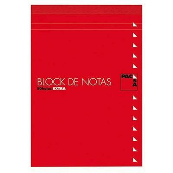 Pacsa Bloc de Notes 1/8 80 Volets avec Grille Imprimée 4 mm, Lot de 10 Pièces Pacsa Bloc de Notes 1/8 80 Volets avec Grille Imprimée 4 mm, Lot de 10 Pièces