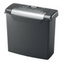 Rexel Destructrice de documents 6 feuilles, coupe en lanières 6mm, niveau de sécurité P1, bac 9L, noir