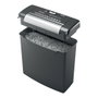 Rexel Destructrice de documents 6 feuilles, coupe en lanières 6mm, niveau de sécurité P1, bac 9L, noir