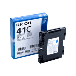 Ricoh Cartouche d'encre GC41C / 405762 Cyan pour imprimante