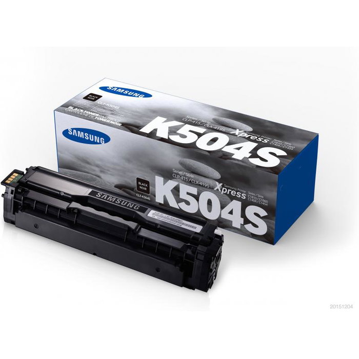 Samsung CLT-K504S Cartouche Toner Noir Original HP SU158A pour Imprimante Laser
