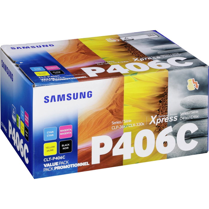 Samsung CLT-P406C Rainbow-Kit (SU375A) Multipack CYMK