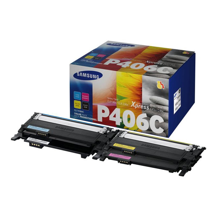 HP Multipack de toner CLT-P406C / SU375A (BK, C, M, Y)
