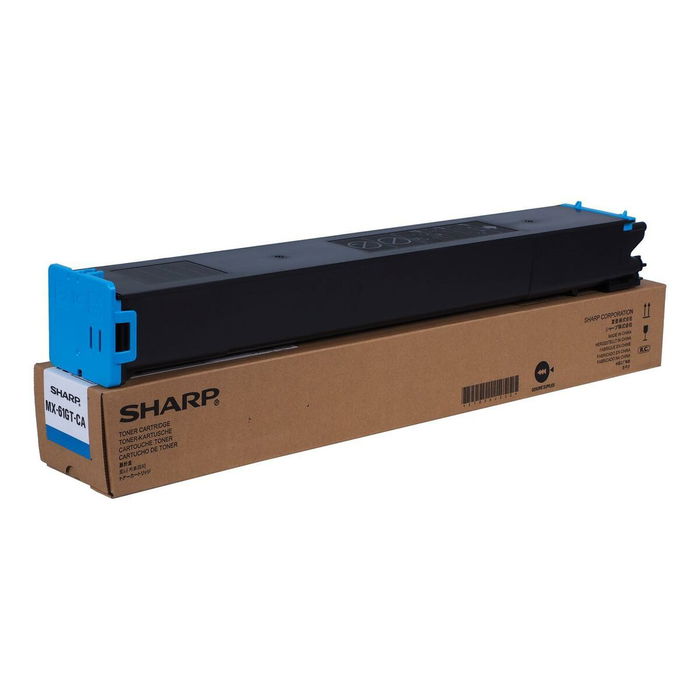 Toner Sharp MX61GTCA Cyan Toner Sharp MX61GTCA Cyan