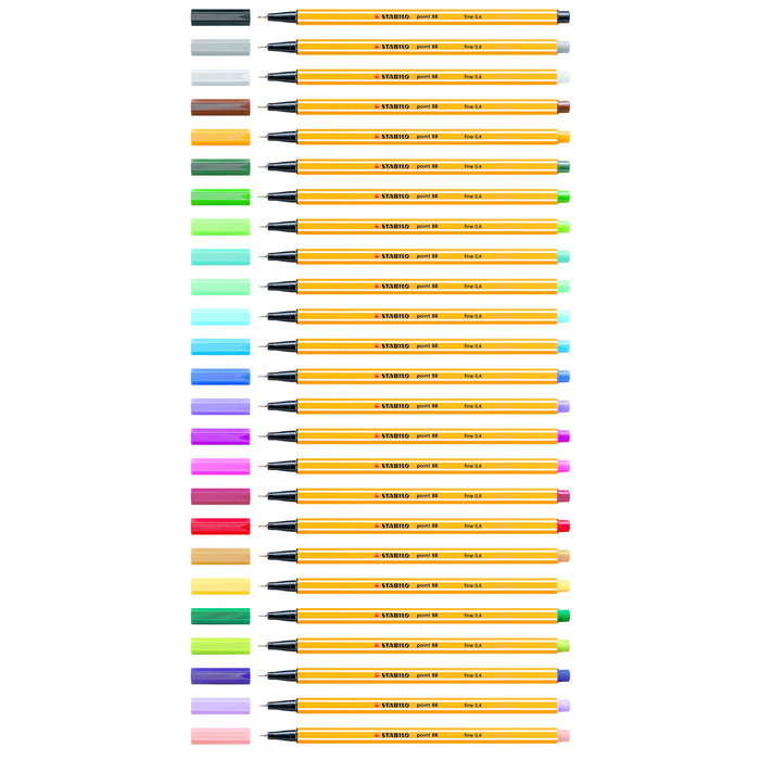 Feutres Stabilo Point 88 Multicouleur Feutres Stabilo Point 88 Multicouleur
