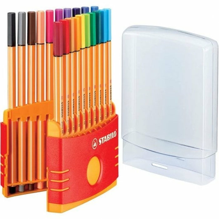 Ensemble de Marqueurs Stabilo 8820-03 Multicouleur 0,4 mm (20 Pièces)