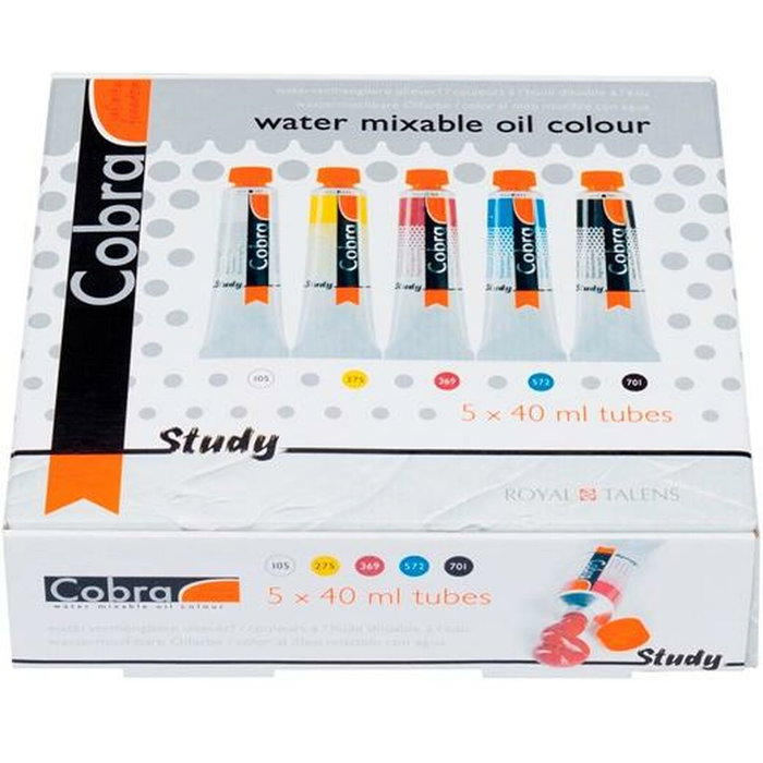 Set de peinture Talens Cobra Peinture à l'huile Multicouleur 40 ml Set de peinture Talens Cobra Peinture à l'huile Multicouleur 40 ml