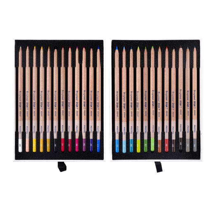 Bruynzeel Design crayons pastel boîte 24 couleurs