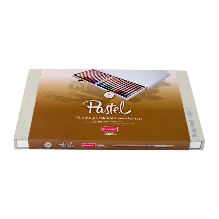 Bruynzeel Design crayons pastel boîte 24 couleurs