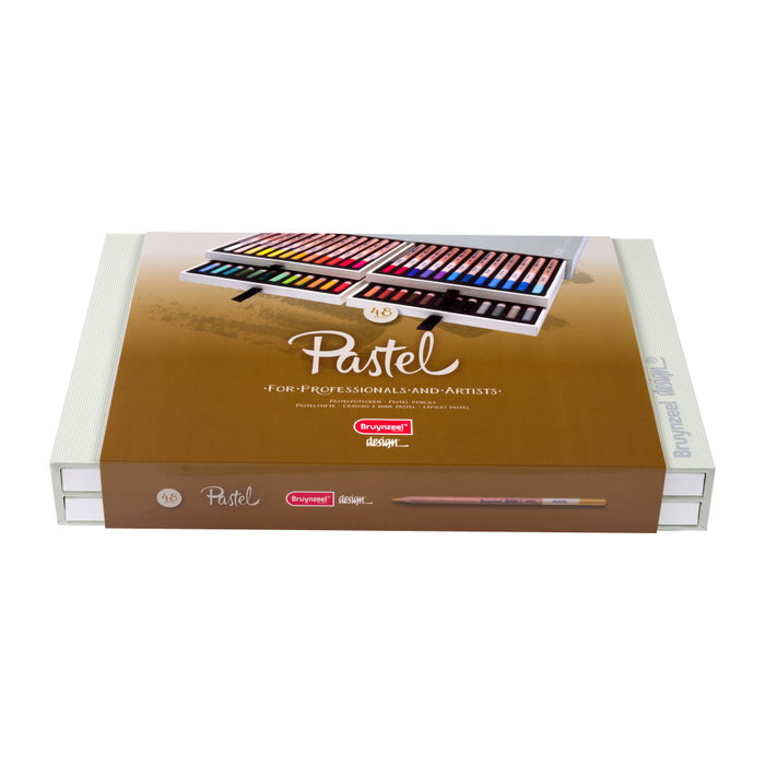 Bruynzeel Design crayons pastel boîte, 48 couleurs