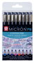 Sakura Pigma Micron PN Étui de 8 couleurs assorties