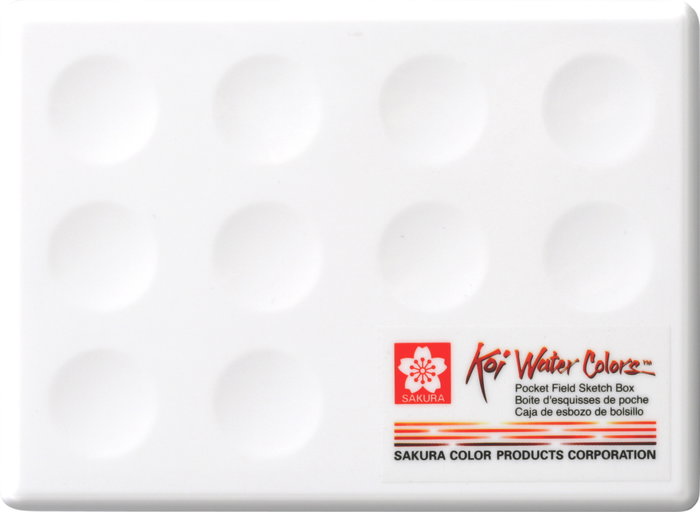 Sakura Koi Water Colors Pocket Field Sketch Box - 30 demi-pastilles