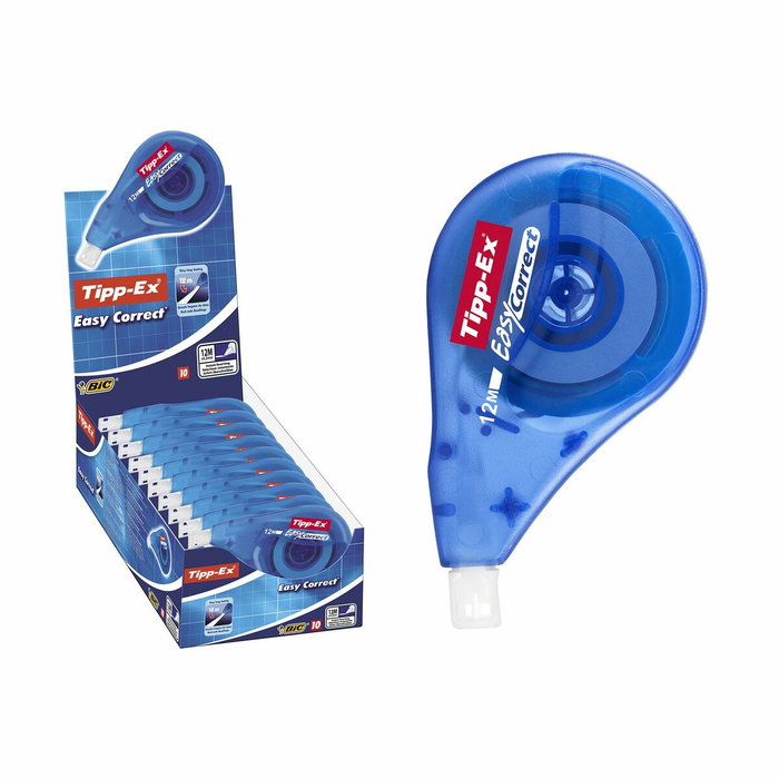roller correcteur Bic Tipp ex easy Correct Bleu Blanc roller correcteur Bic Tipp ex easy Correct Bleu Blanc