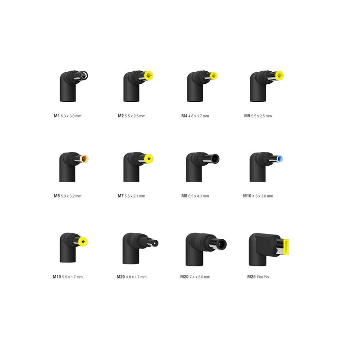 Chargeur d'ordinateur portable Aisens ASLC-90WAUTO-BK 90 W Universel