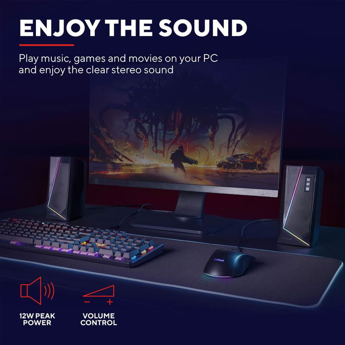 Haut-parleurs pour jeu Trust GXT 609 Zoxa