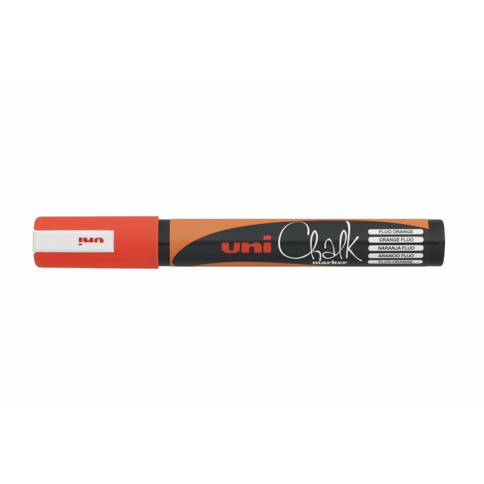 Uni-Ball PWE-5M Marqueur à craie liquide Orange (Pack de 6) Uni-Ball PWE-5M Marqueur à craie liquide Orange (Pack de 6)