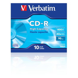 Verbatim CD-R 800 Mo 40x Boîte de 10 - Jewelcase