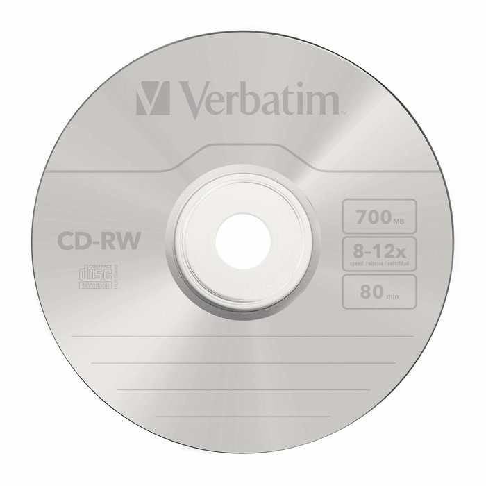 Verbatim CD-RW 43480, 10 pièces Verbatim CD-RW 43480, 10 pièces