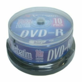 Verbatim DVD-R Matt Silver 16x 10 pièces