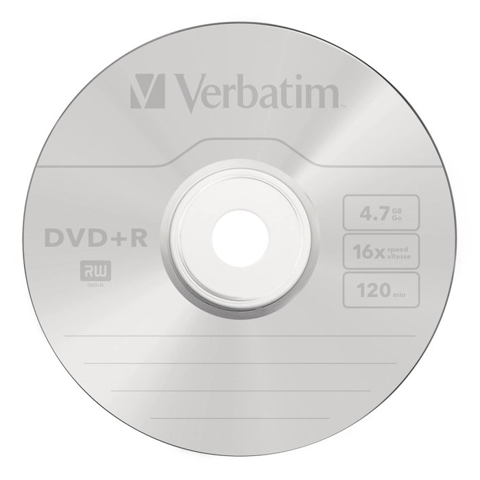 Verbatim DVD+R 16x Advanced Azo 4,7 GB (Lot de 50)