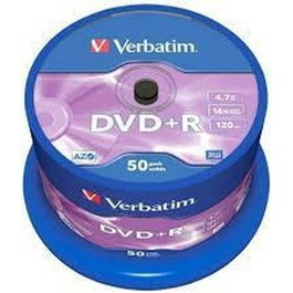 Verbatim DVD+R VB-DPR47S3A 4,7 Go 16x Advanced AZO 50 unités