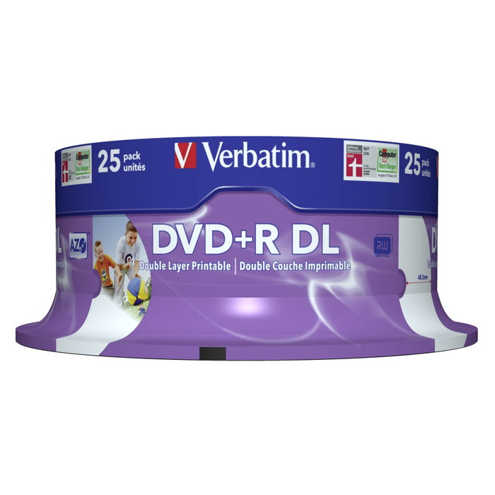 Verbatim DVD-R 25 Unités 8,5 GB 8x