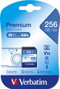 Verbatim Premium Carte Mémoire SDXC 256 Go UHS-I Classe 10 - Haute Capacité pour Photos et Vidéos HD
