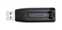Verbatim Clé USB 3.0 Store 'n' Go V3 256 Go - Lecteur Flash USB 3.0 avec Fermeture Coulissante - Compacte et Élégante - Compatible USB 2.0