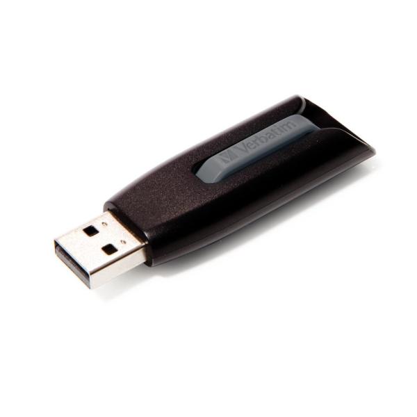 Verbatim V3 256 Go Clé USB 3.2 Rétractable Noir 49168