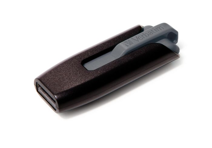Verbatim Store 'n' Go V3 Clé USB 128 Go USB 3.0 avec Connecteur Protégé par Fermeture Coulissante - Noir