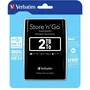Verbatim Store'n'go Disque dur externe portable 2 To USB 3.0 rétrocompatible USB 2.0 Noir