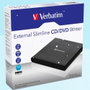 Verbatim 43888 Graveur DVD Externe Slimline USB 2.0 pour PC Windows - Noir