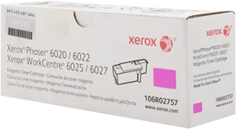 Xerox 106R02757 Toner magenta (WorkCentre 6027) - 1000 pages capacité standard