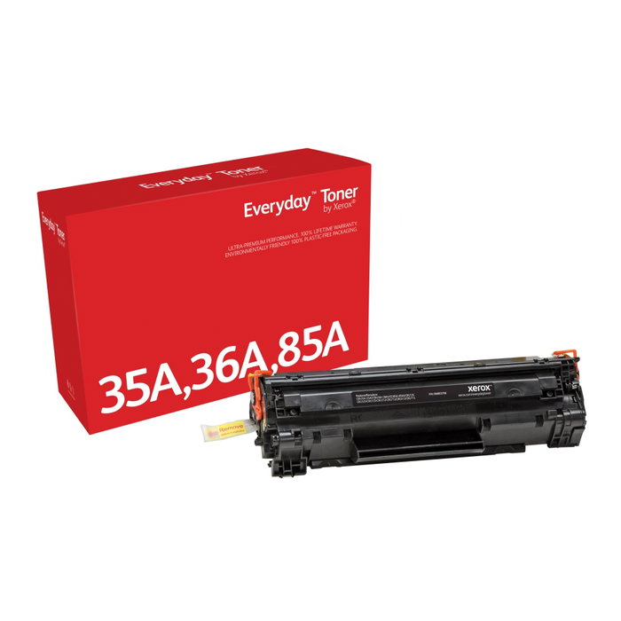 Xerox Everyday Toner Noir Compatible HP 35A, 36A, 85A (CB435A, CB436A, CE285A) Xerox Everyday Toner Noir Compatible HP 35A, 36A, 85A (CB435A, CB436A, CE285A)