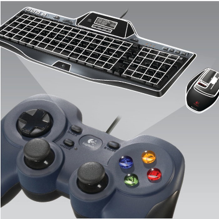 Logitech F310 Manette de jeu filaire Bleu