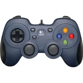 Logitech G Gamepad F310 - Manette de jeu filaire PC/Mac USB - 10 boutons programmables, vibration, croix multidirectionnelle - Bleu