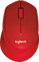 Logitech M330 Silent Plus Souris sans fil Rouge